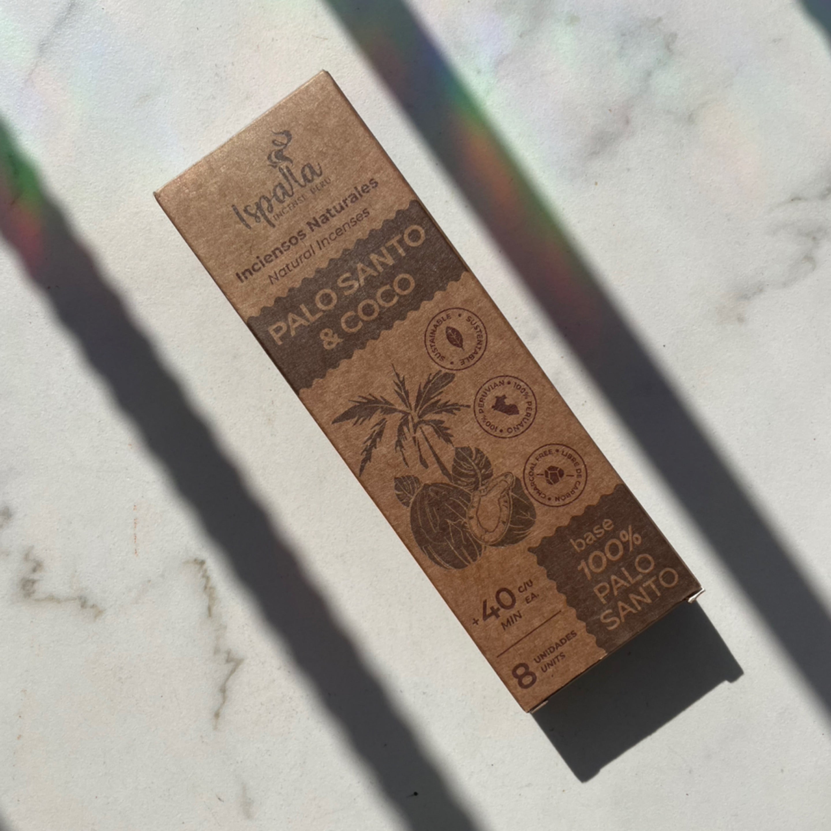 Palo Santo & Coco Incense Sticks - Ispalla