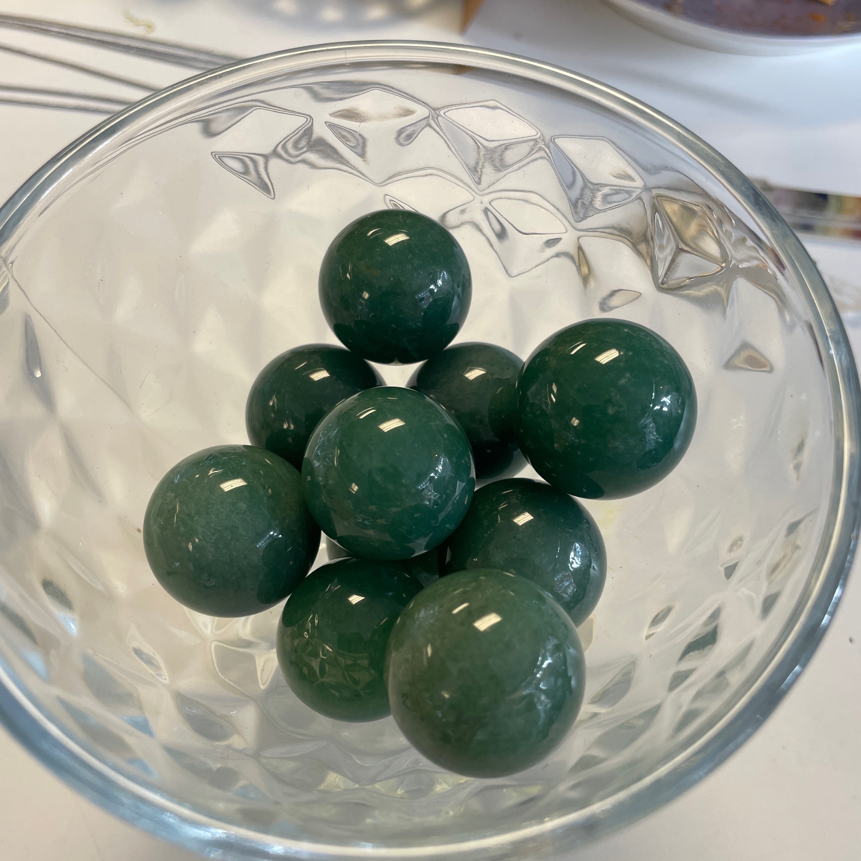 Green Aventurine Spheres
