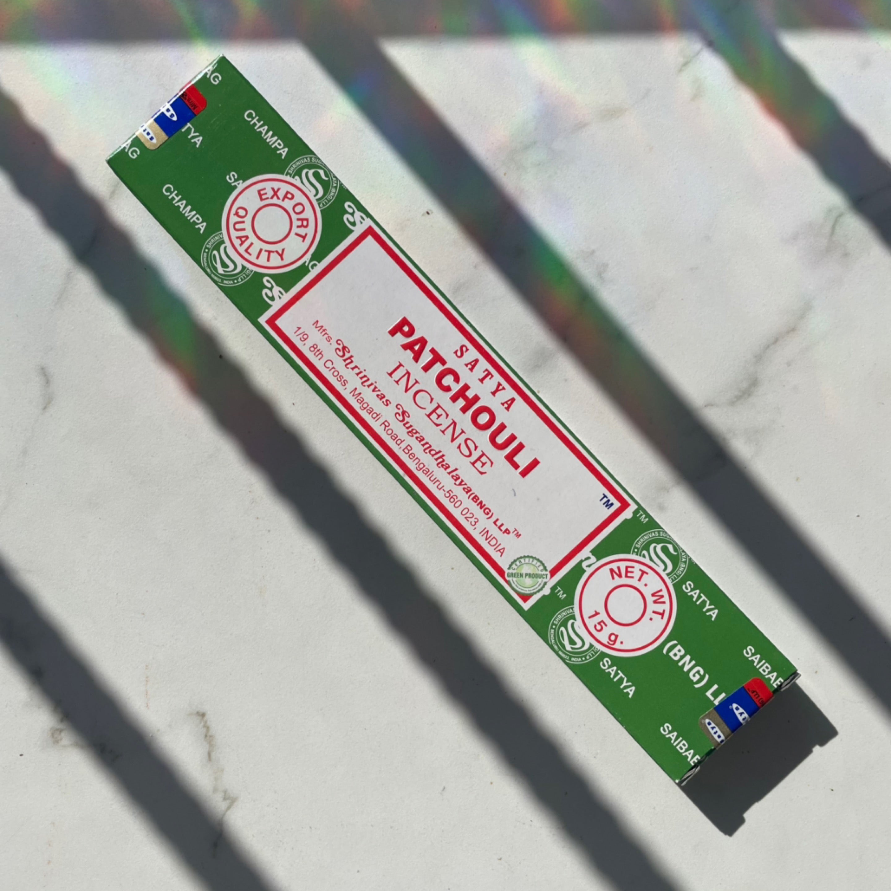 Patchouli Incense Sticks - Satya