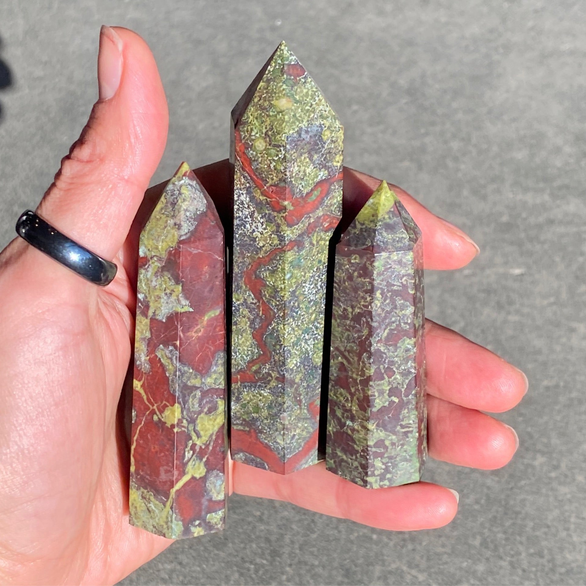 Dragon Blood Jasper Tower