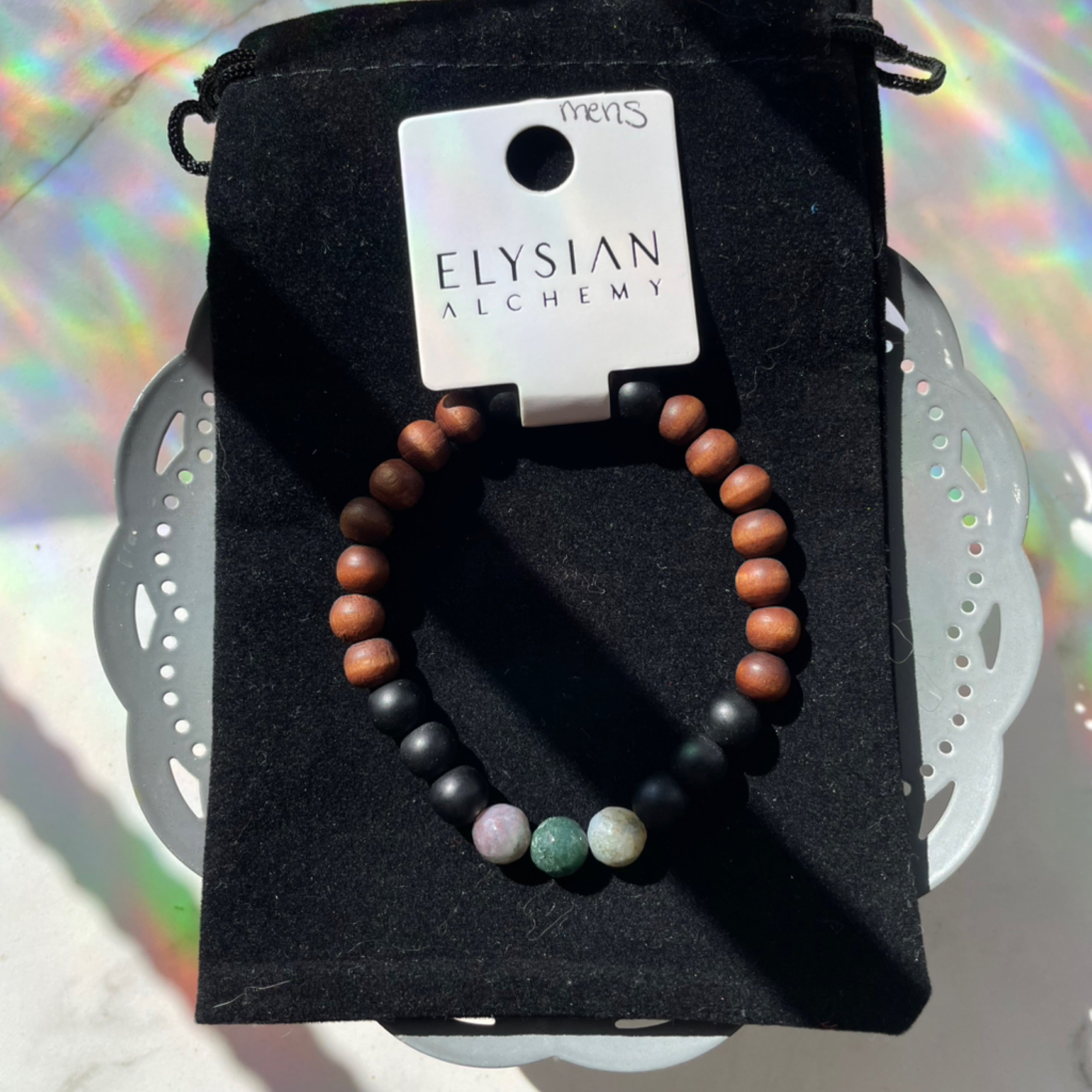 Wooden Bead Essential Oil Bracelet
