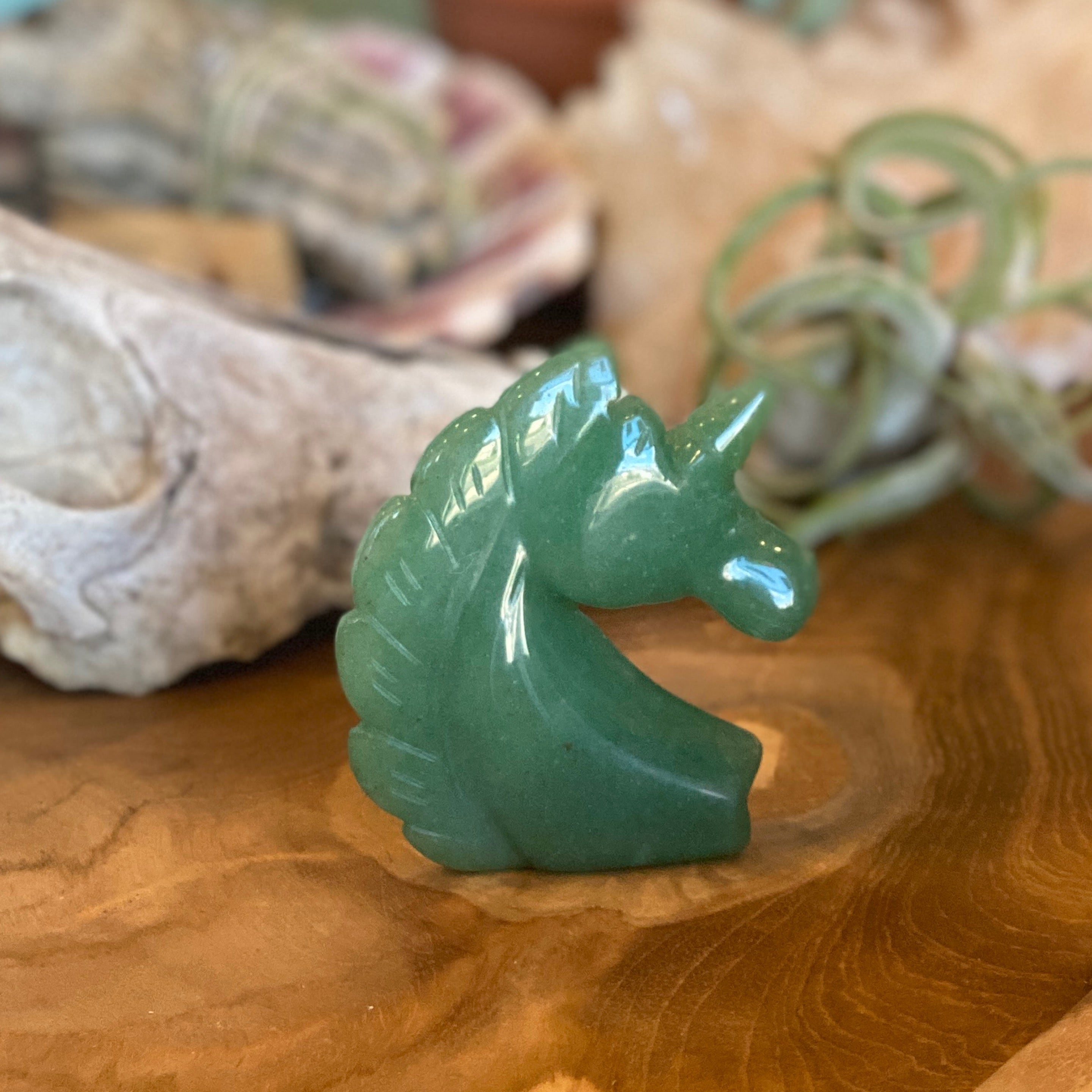 Green Aventurine Unicorn