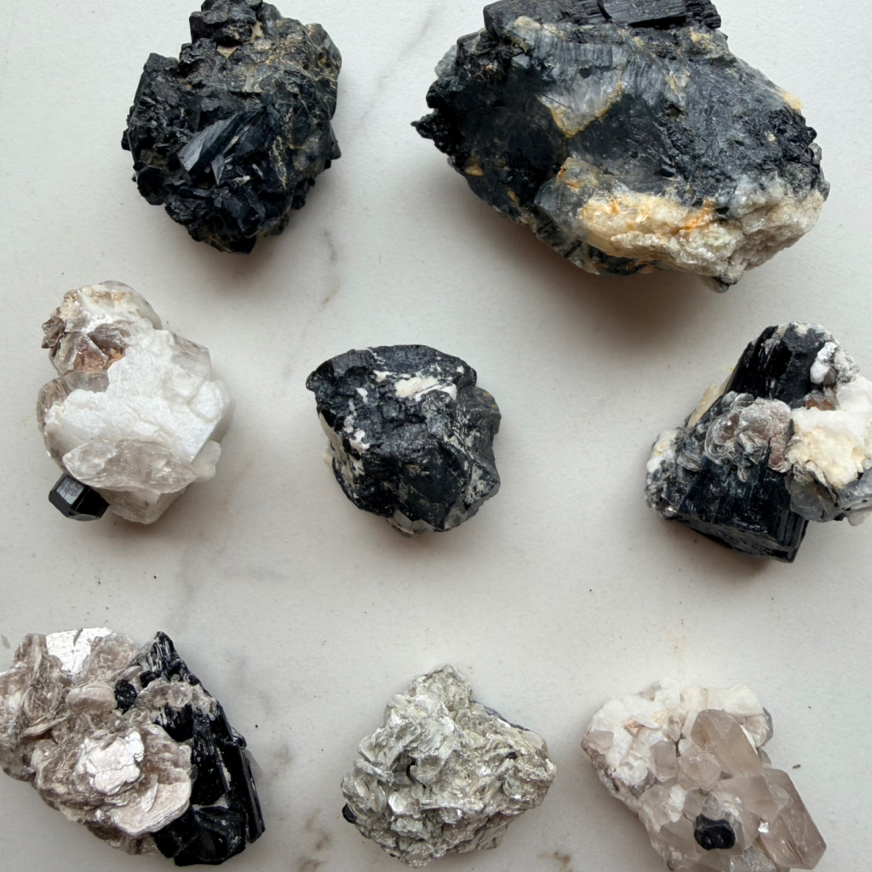 Indicolite Tourmaline in matrix