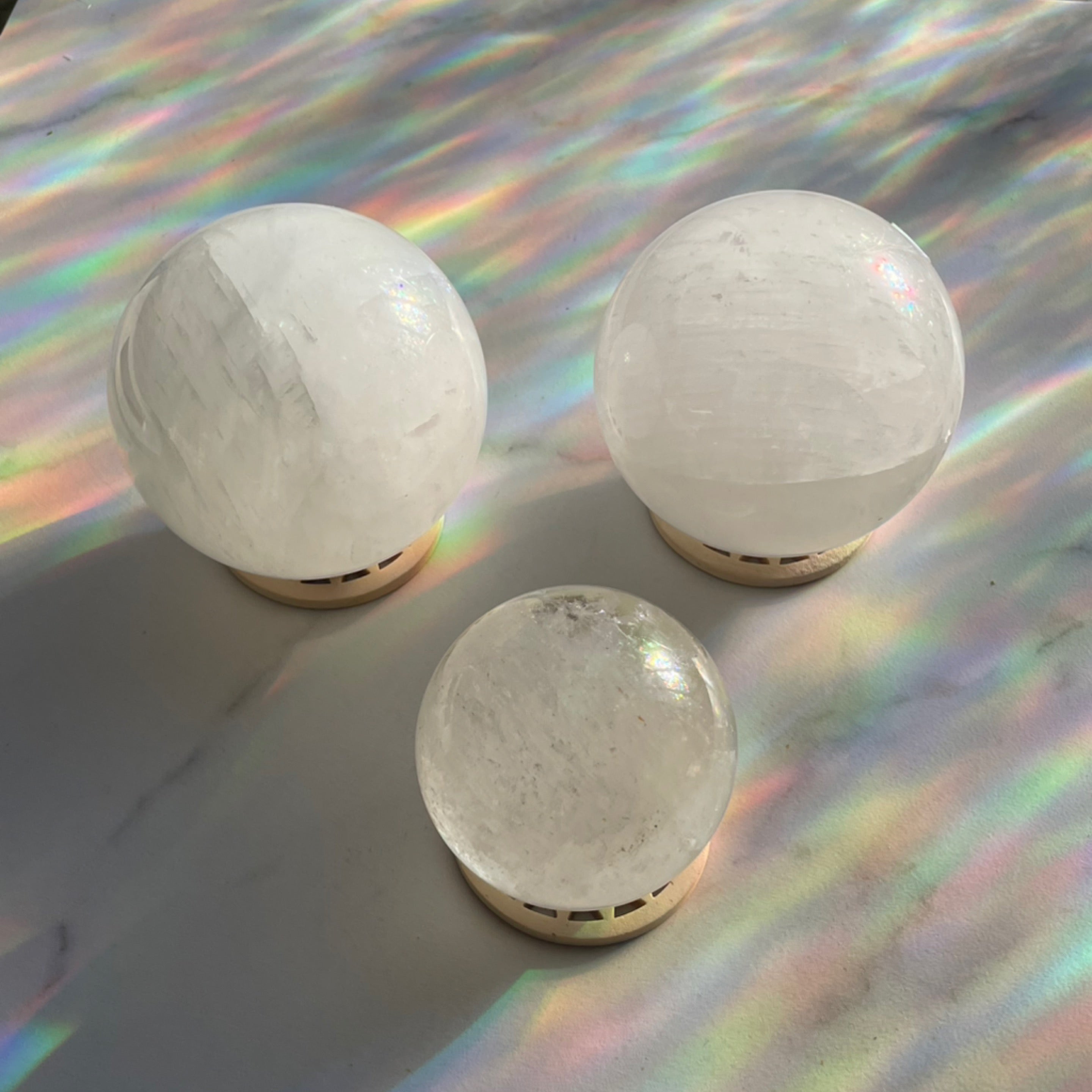 Clear Quartz Spheres
