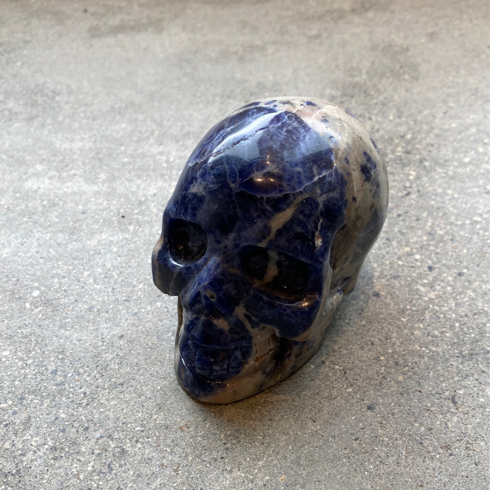 Sodalite Skull
