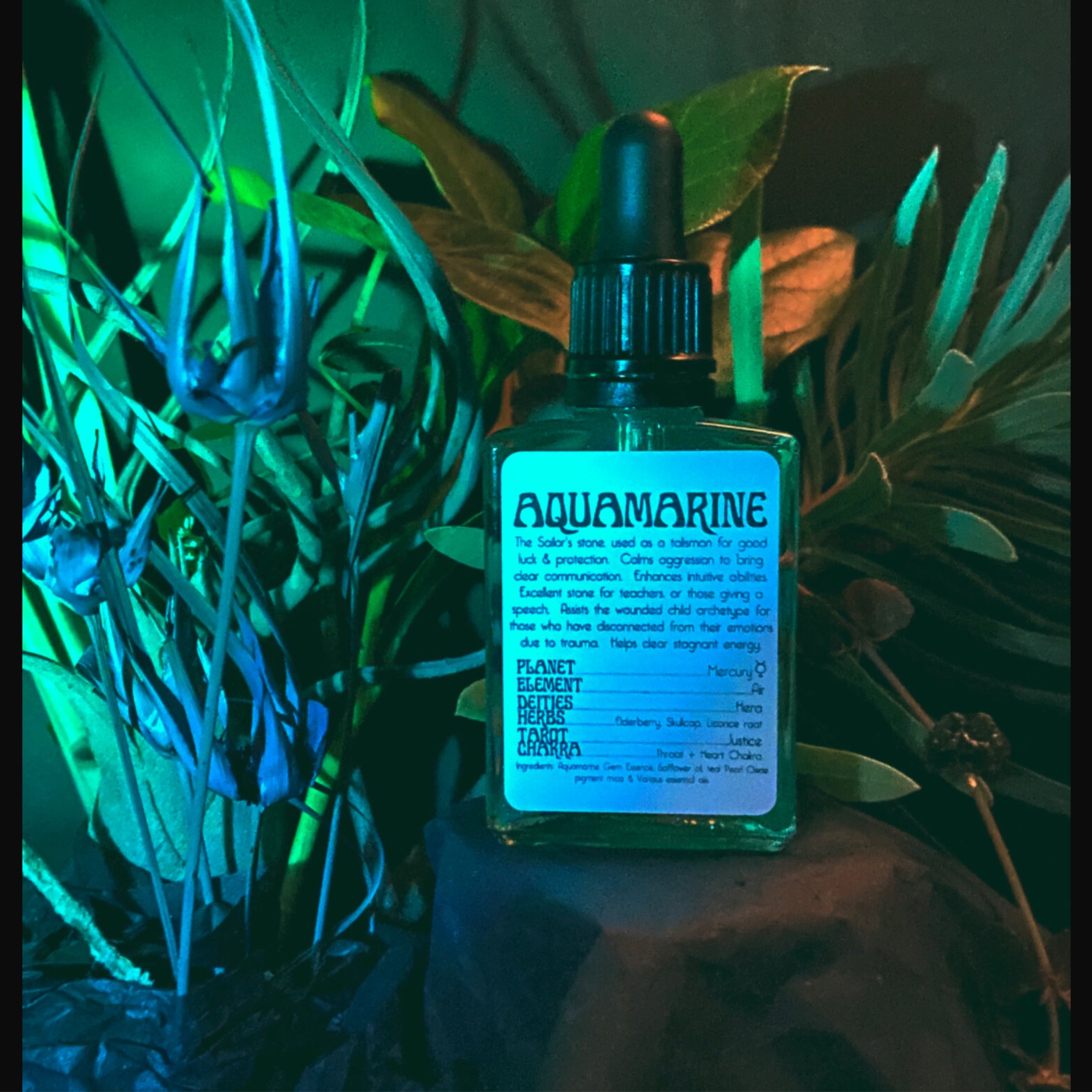 Aquamarine Gem Essence - Moon Nectar Apothecary 30ml