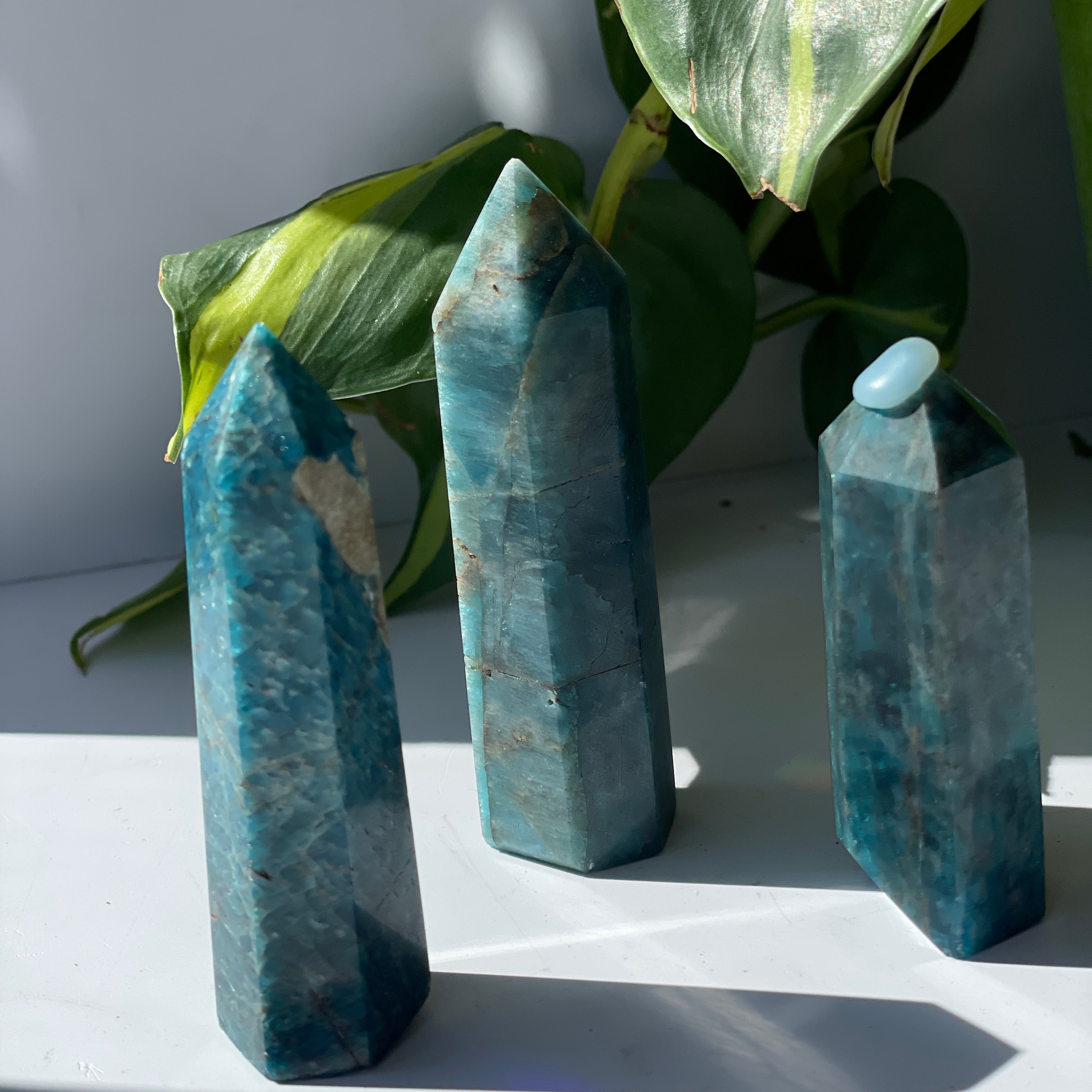 Blue Apatite Towers