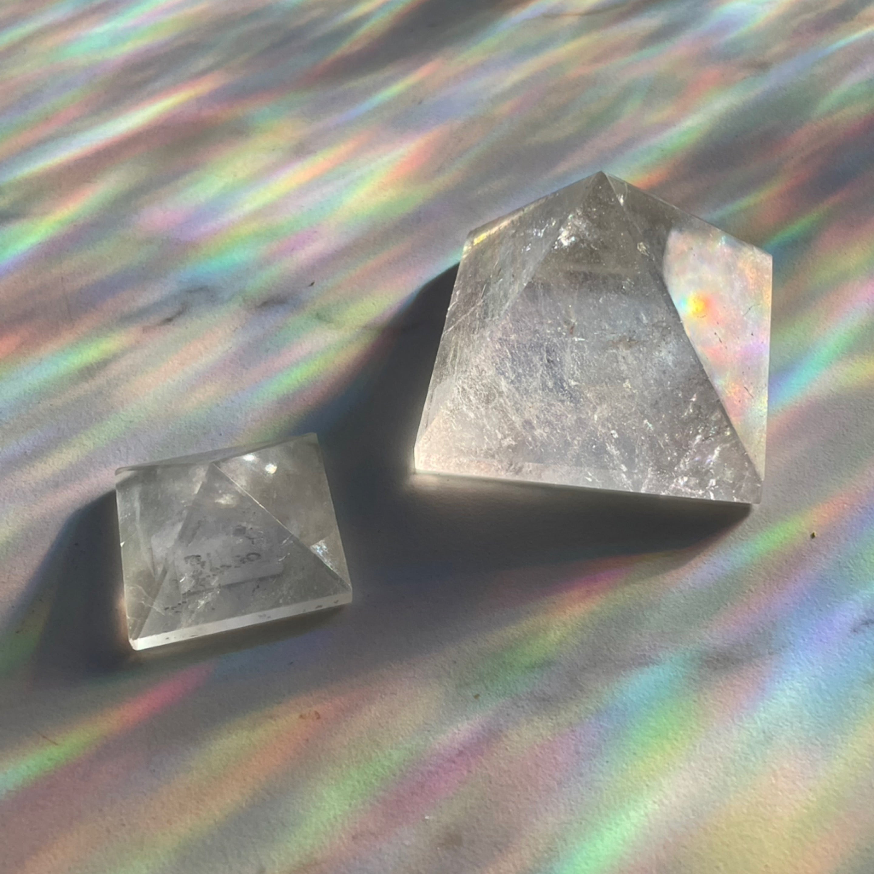Clear Quartz Pyramids