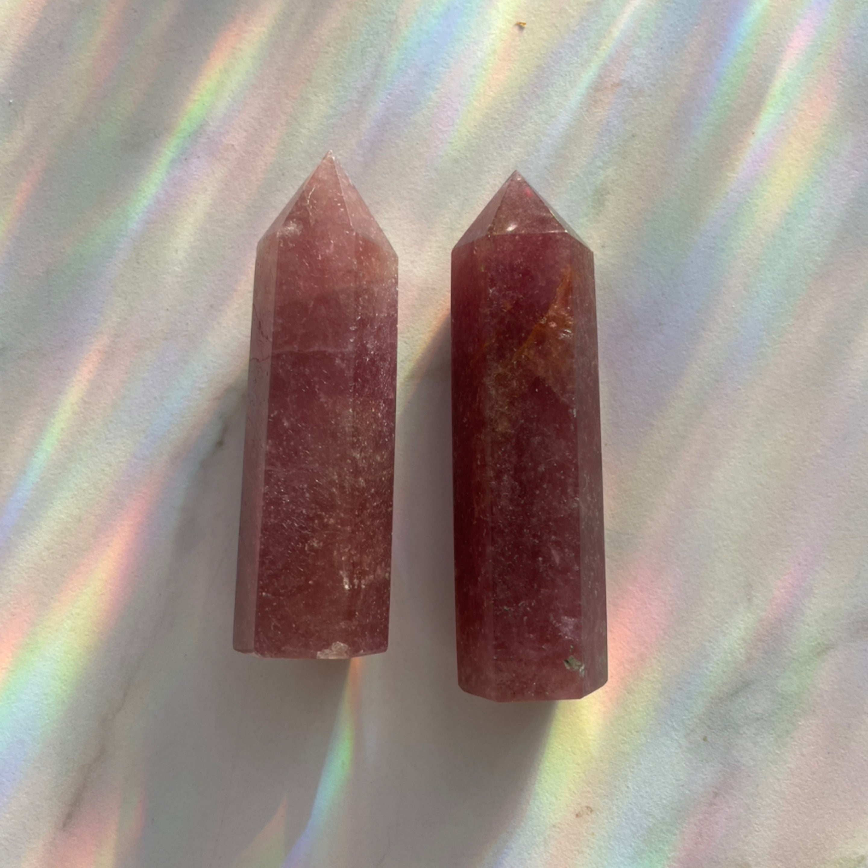 Strawberry Quartz Towers