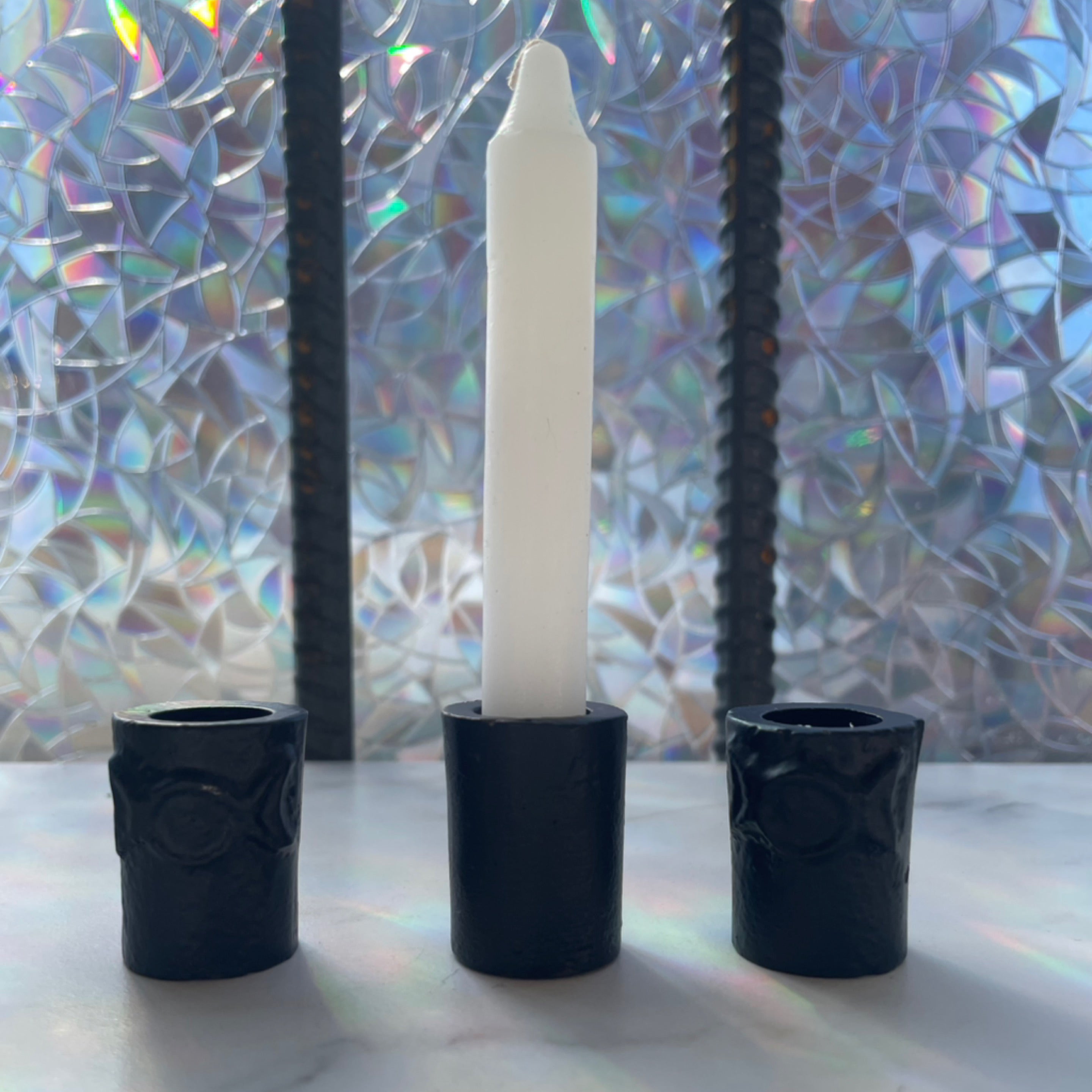 Cast Iron Candle Holders