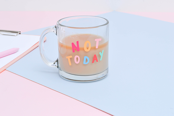 Glass Mug: Exhale The Bullshit