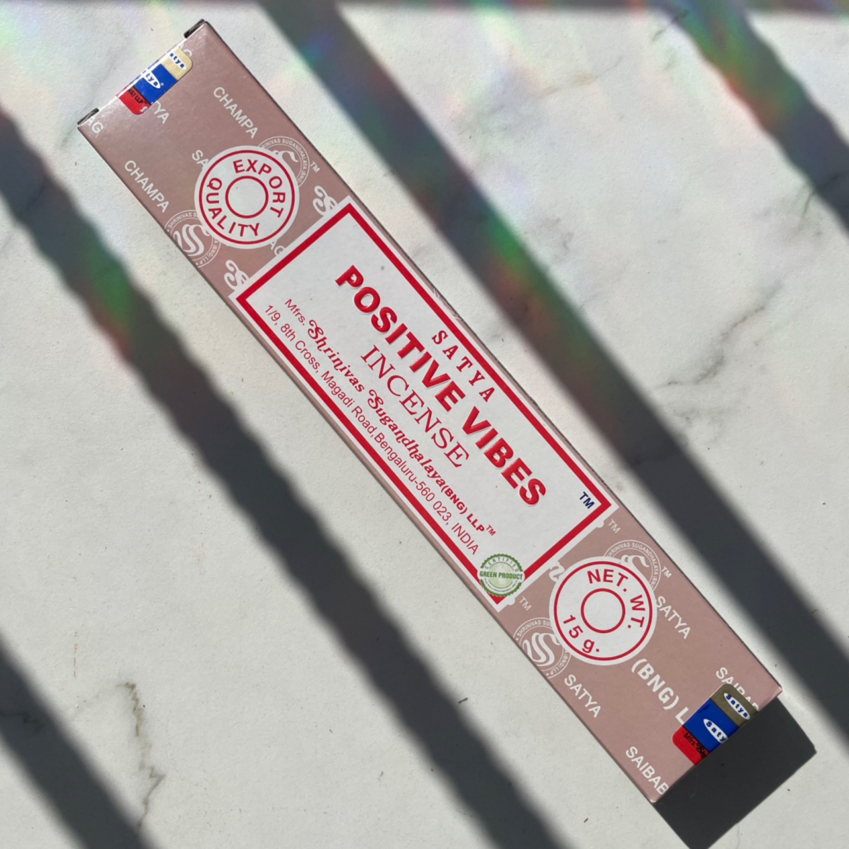 Positive Vibes Incense Sticks - Satya