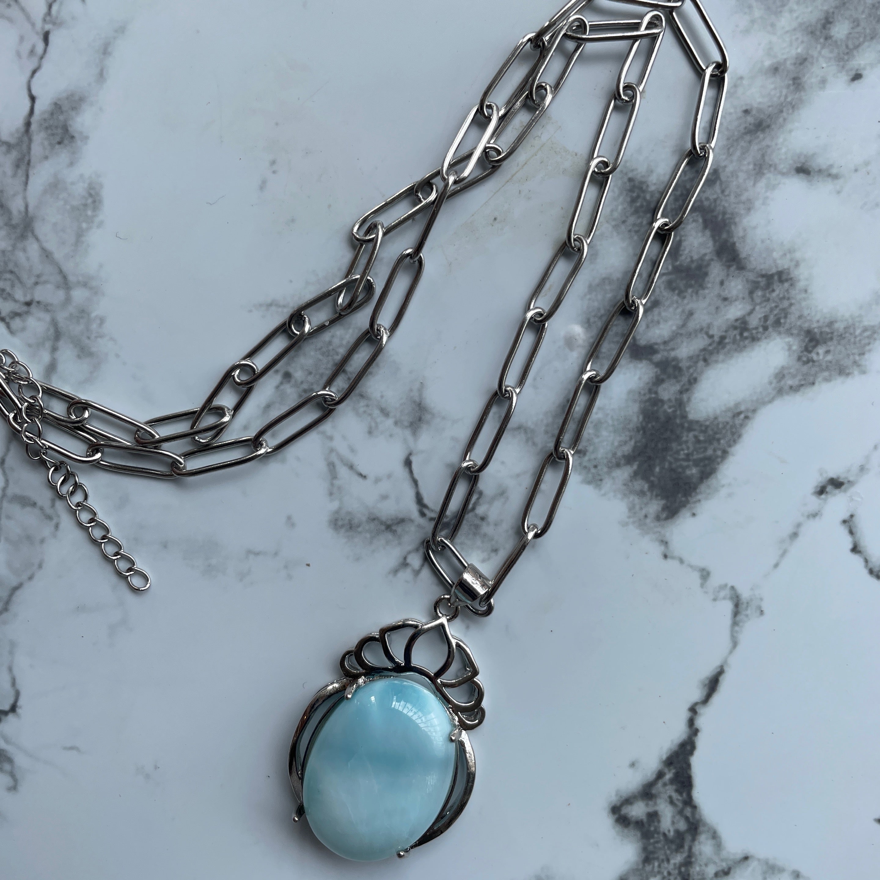 Larimar Necklace