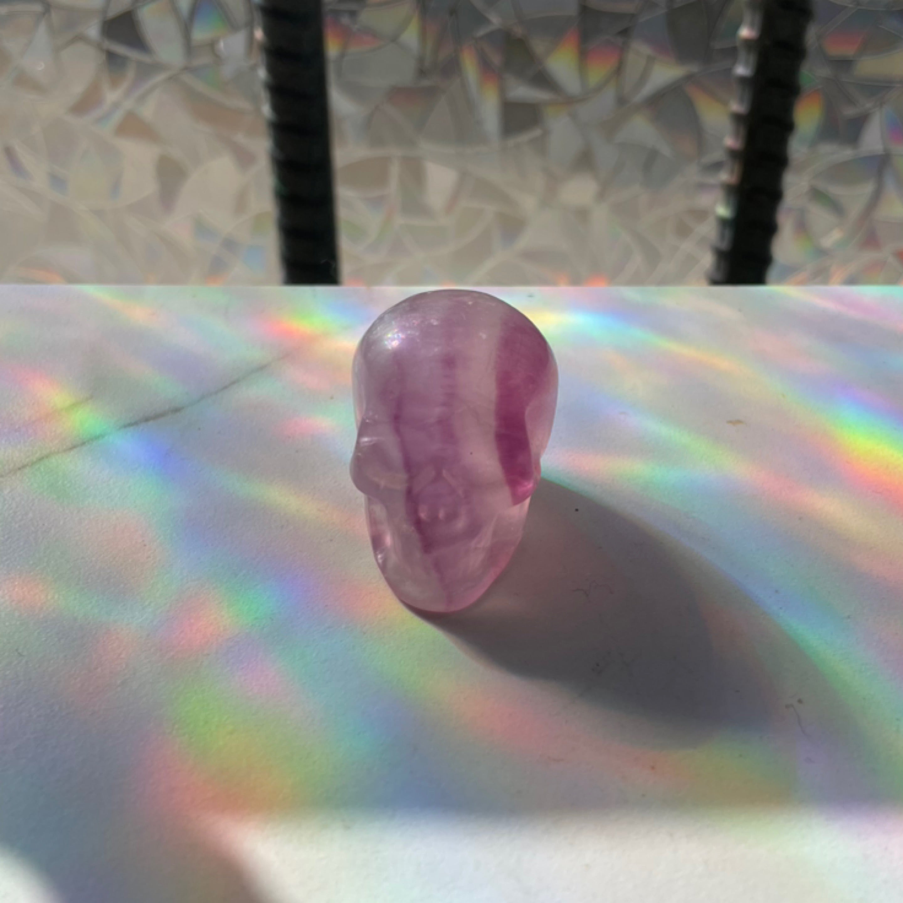 Purple Fluorite Skull