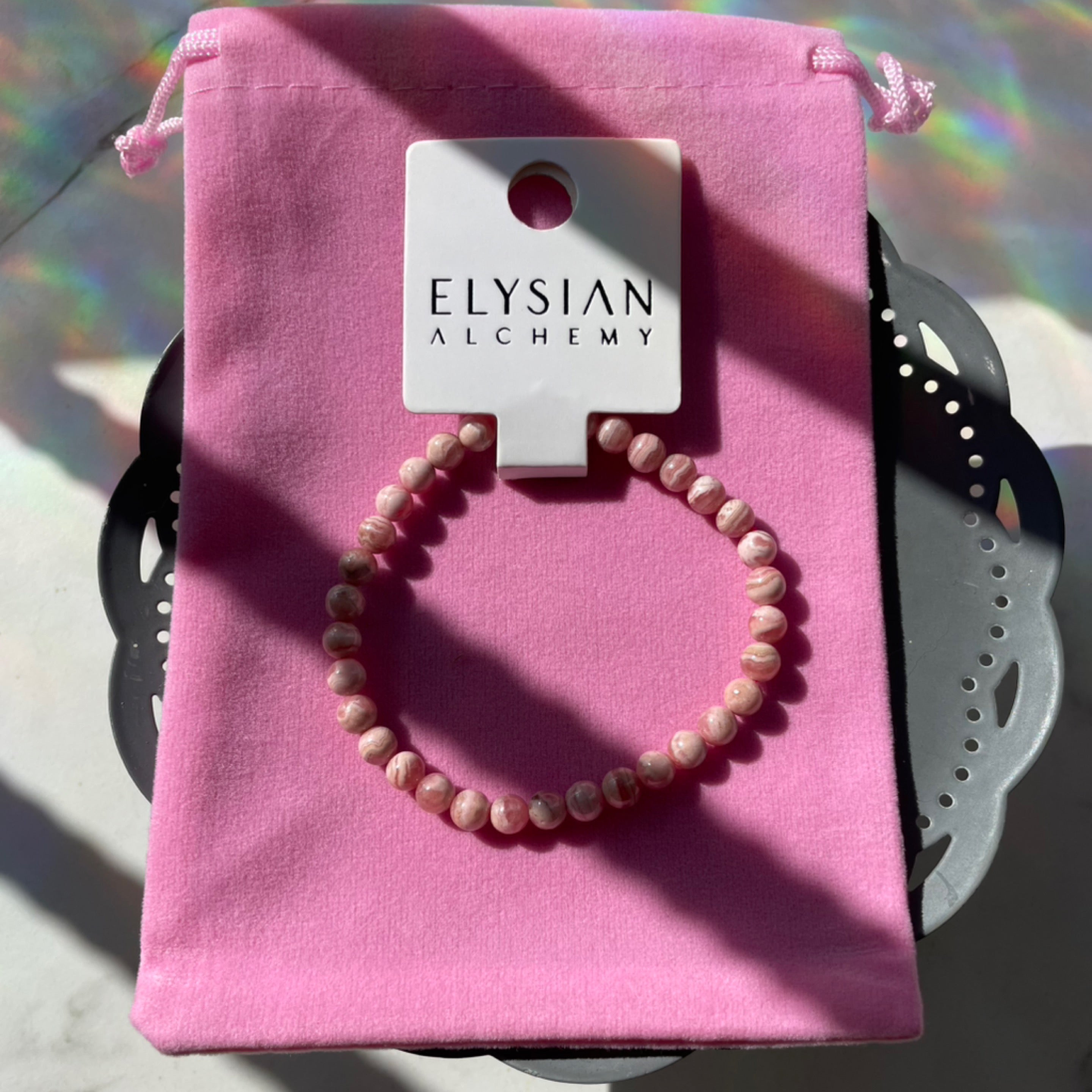 Rhodochrosite Bracelet 4mm