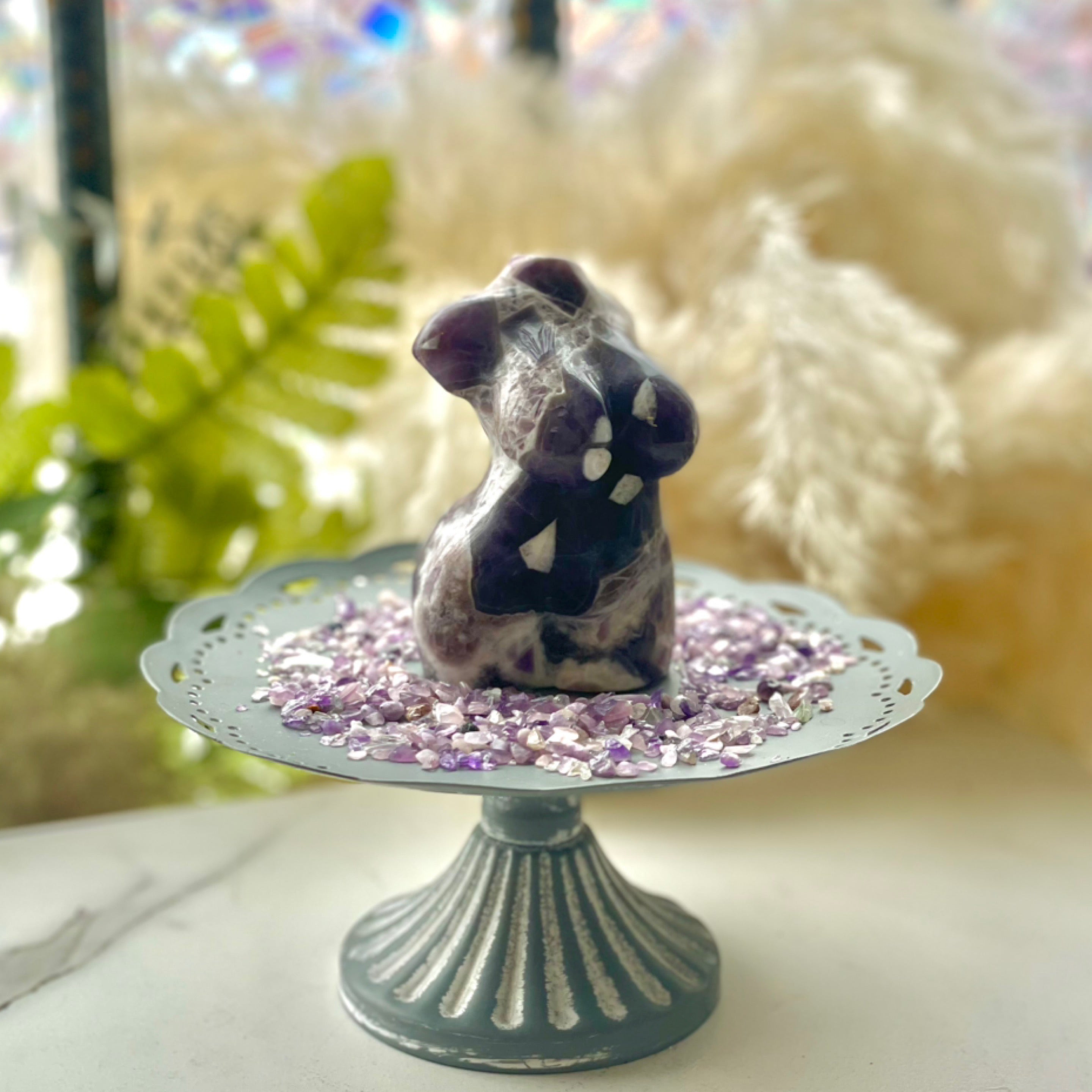 Chevron Amethyst Goddess