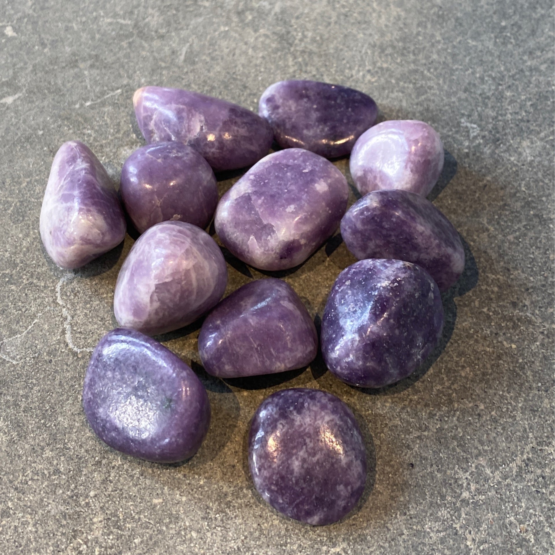 Lepidolite Tumbles