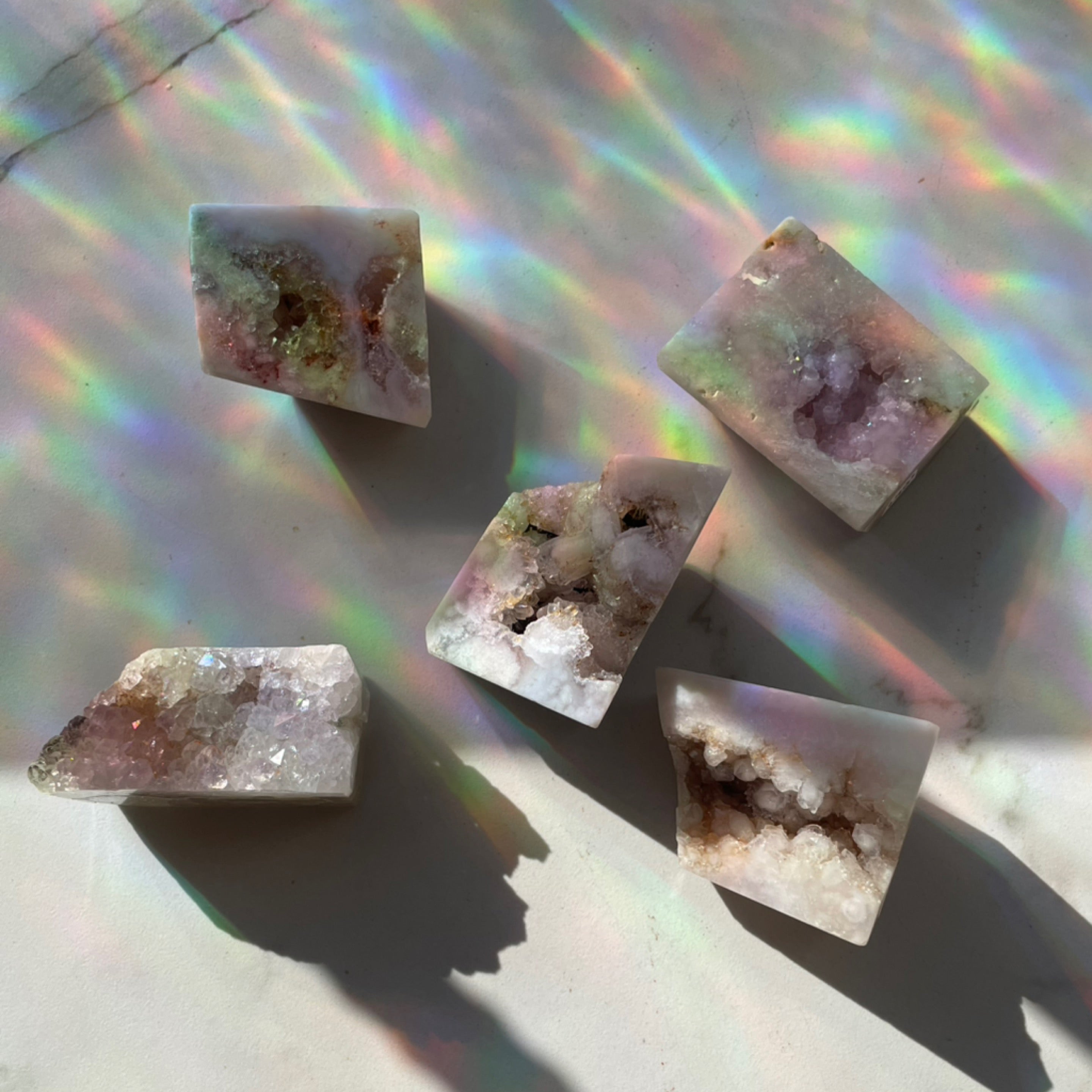 Pink Amethyst Pieces