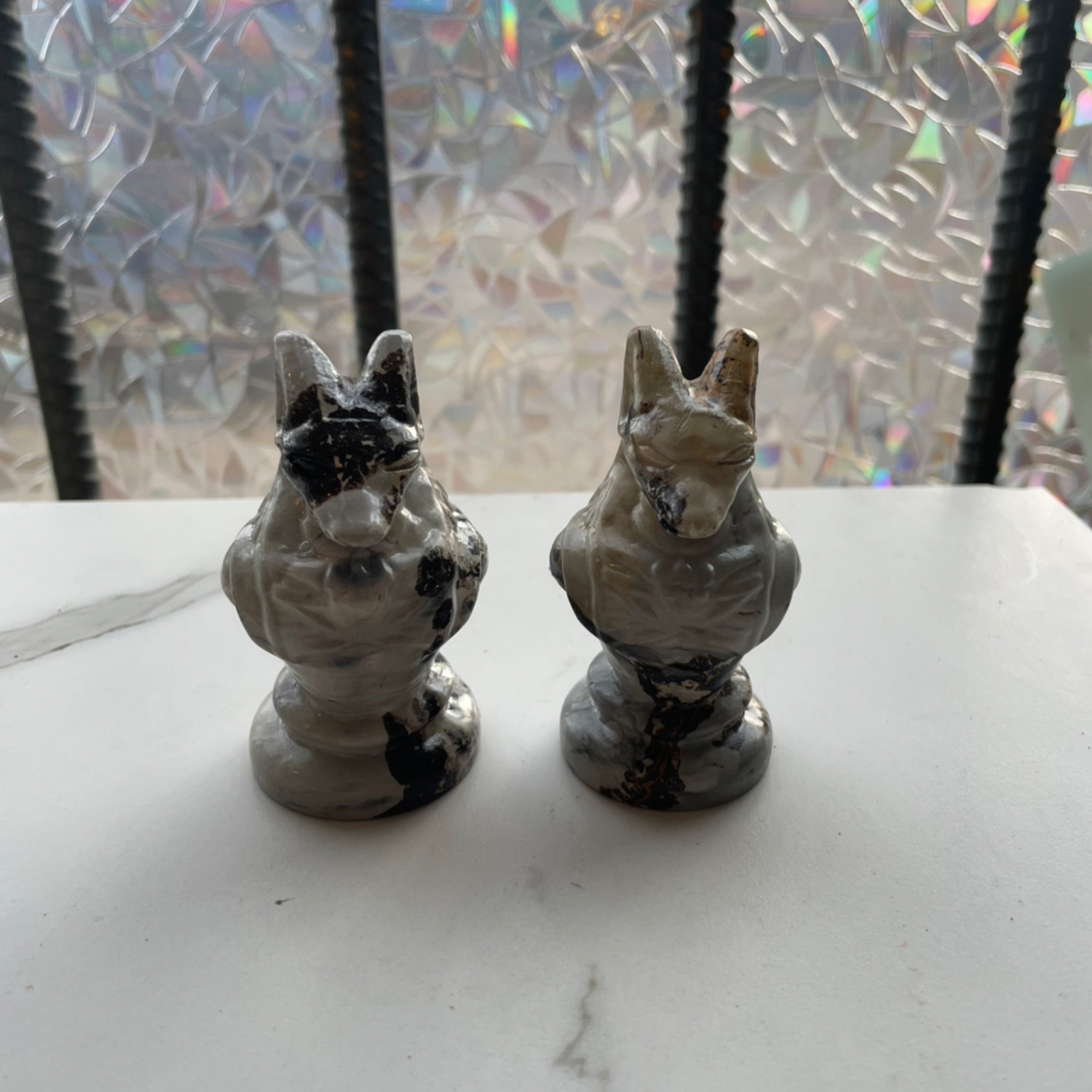Picture Jasper Cat Busts