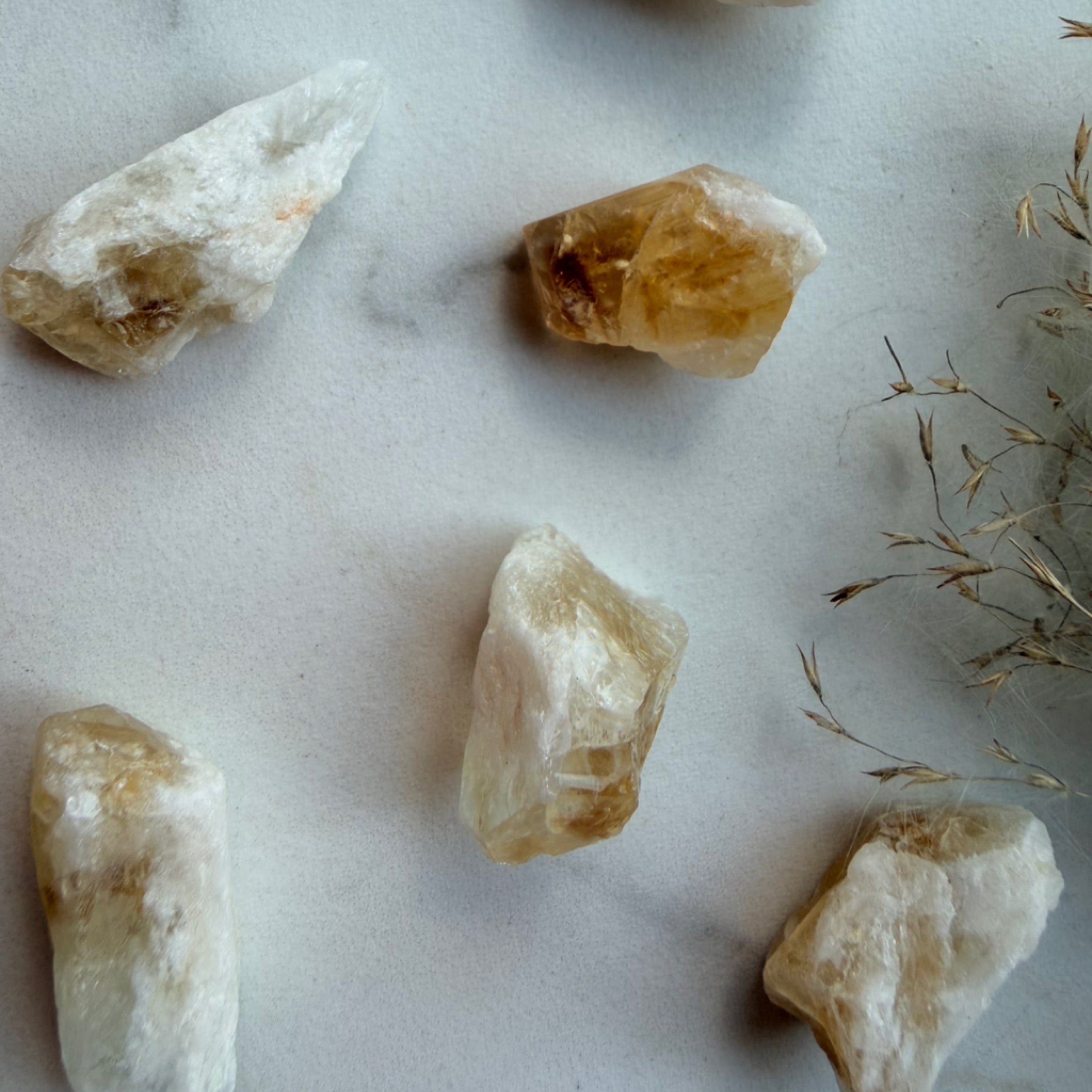 Raw Citrine Points