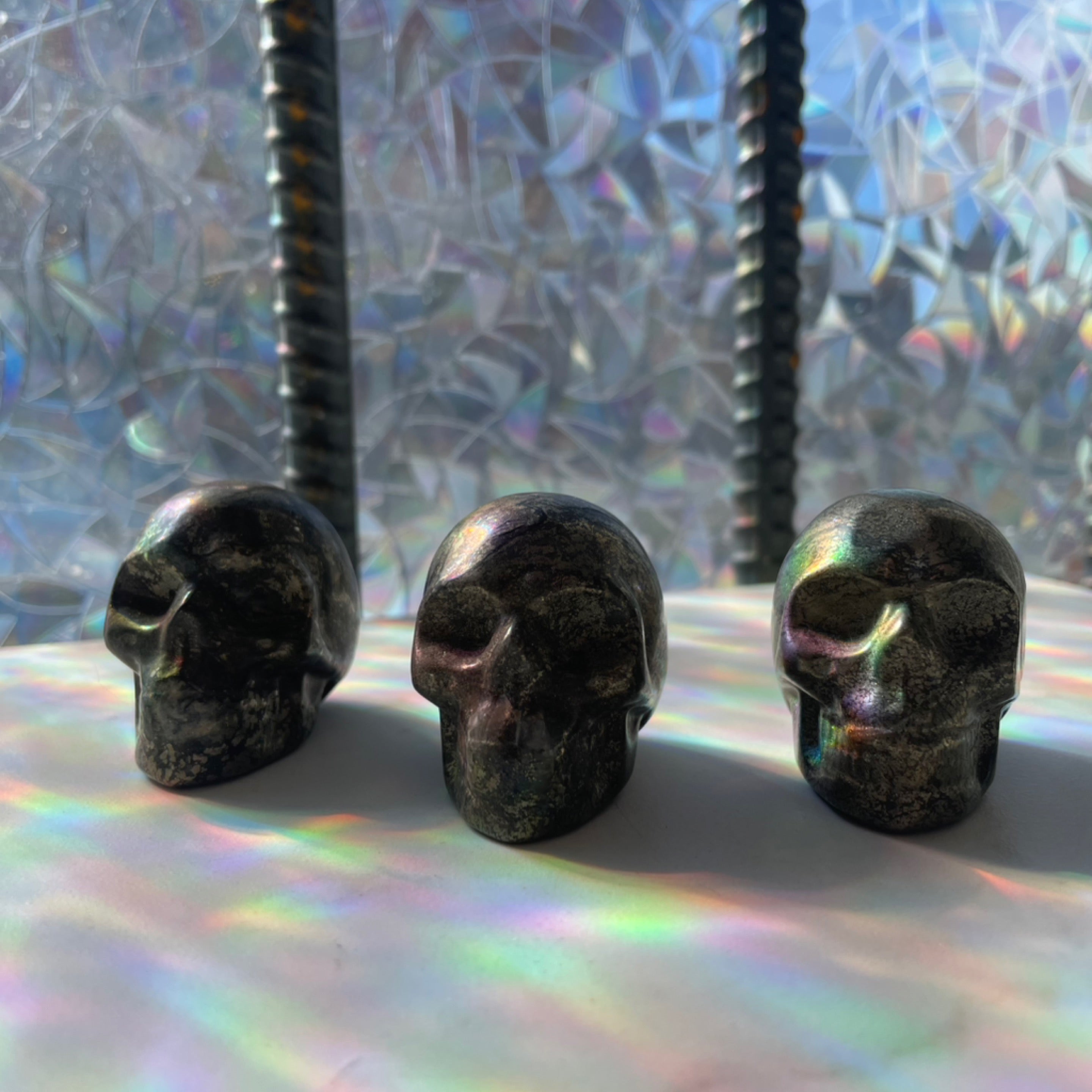 Pyrite Skulls