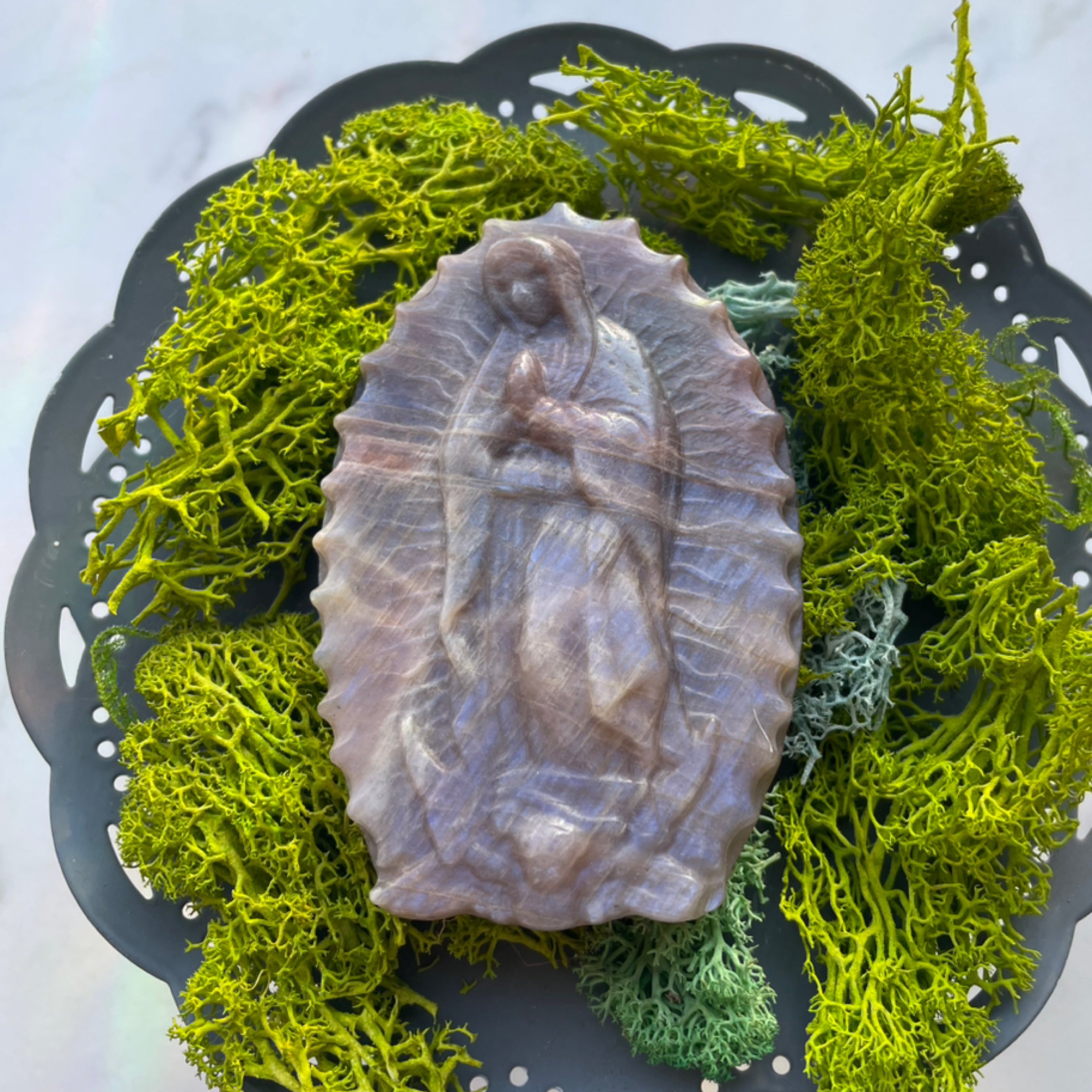 Grey Moonstone Mary Magdalene