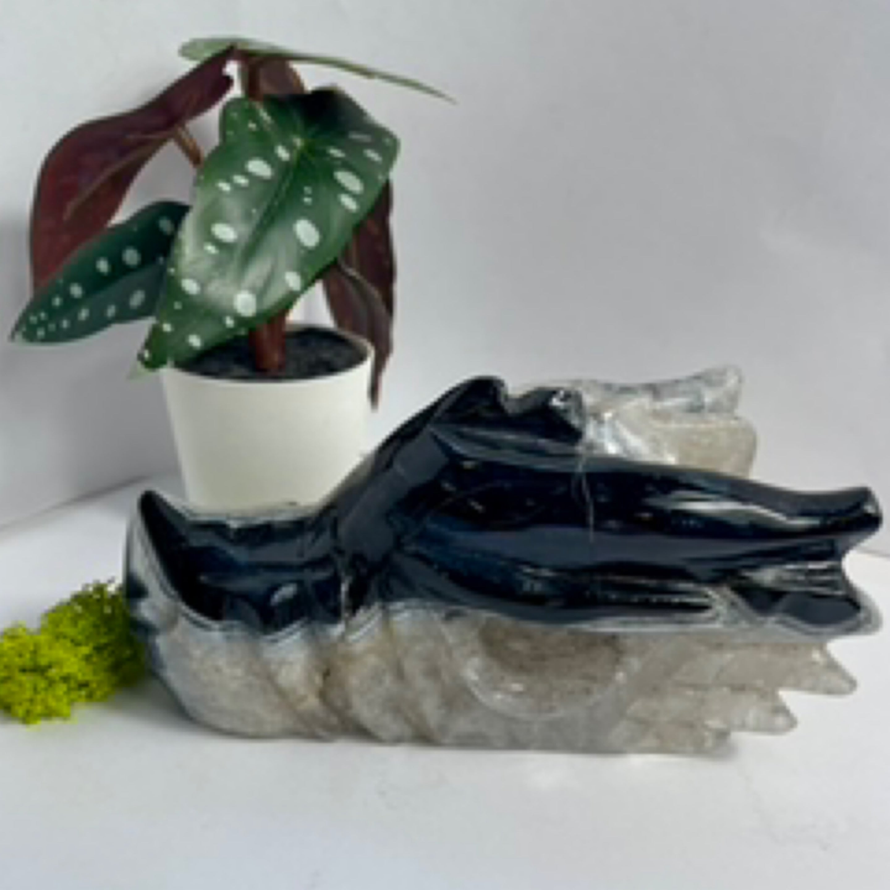 Black Agate Dragon Head