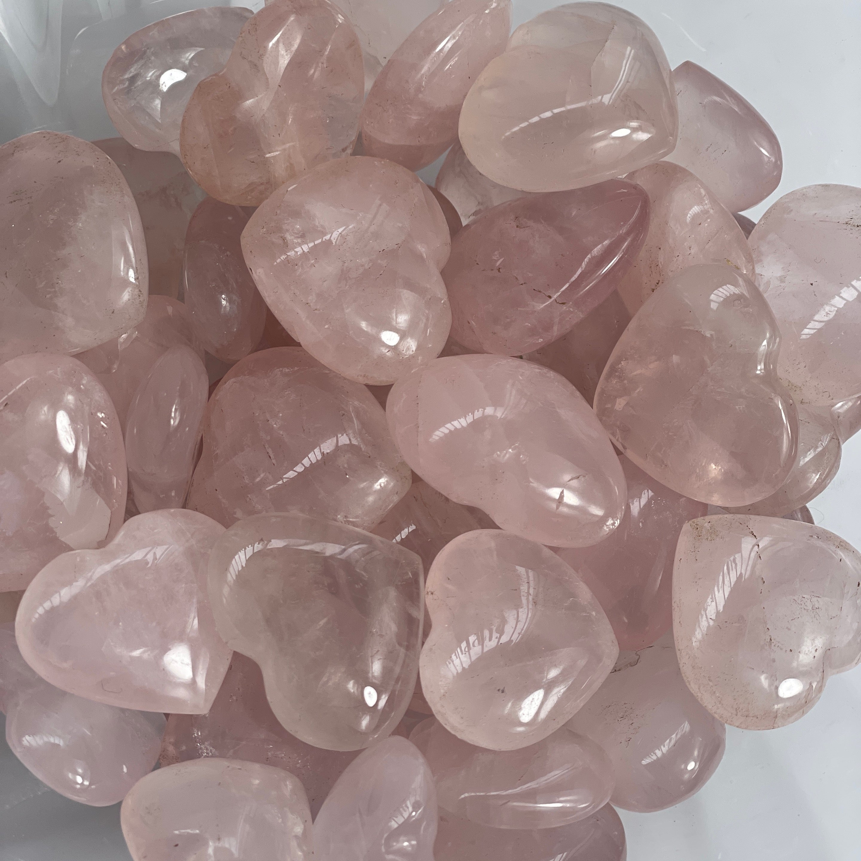 Rose Quartz Hearts