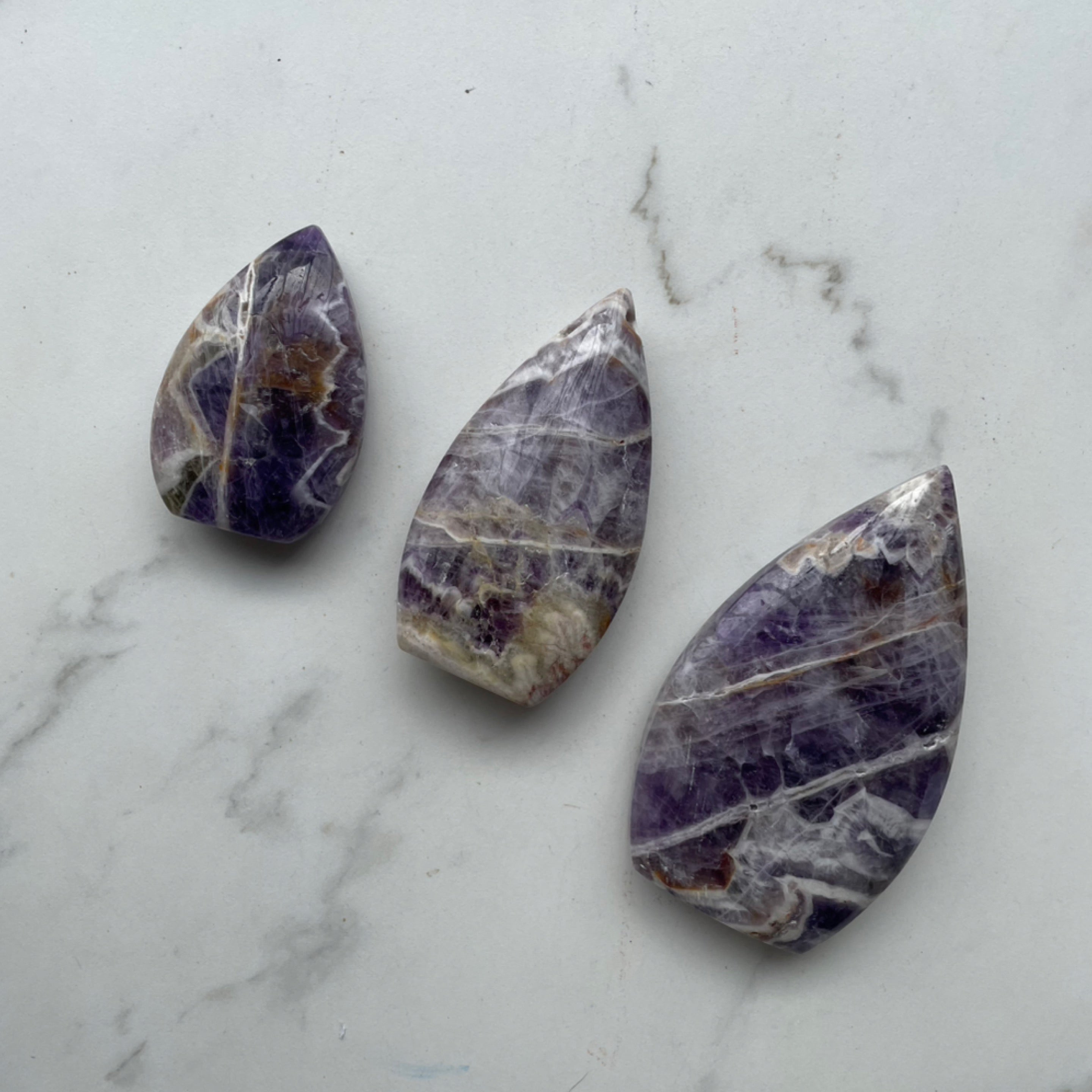 Chevron Amethyst Flames