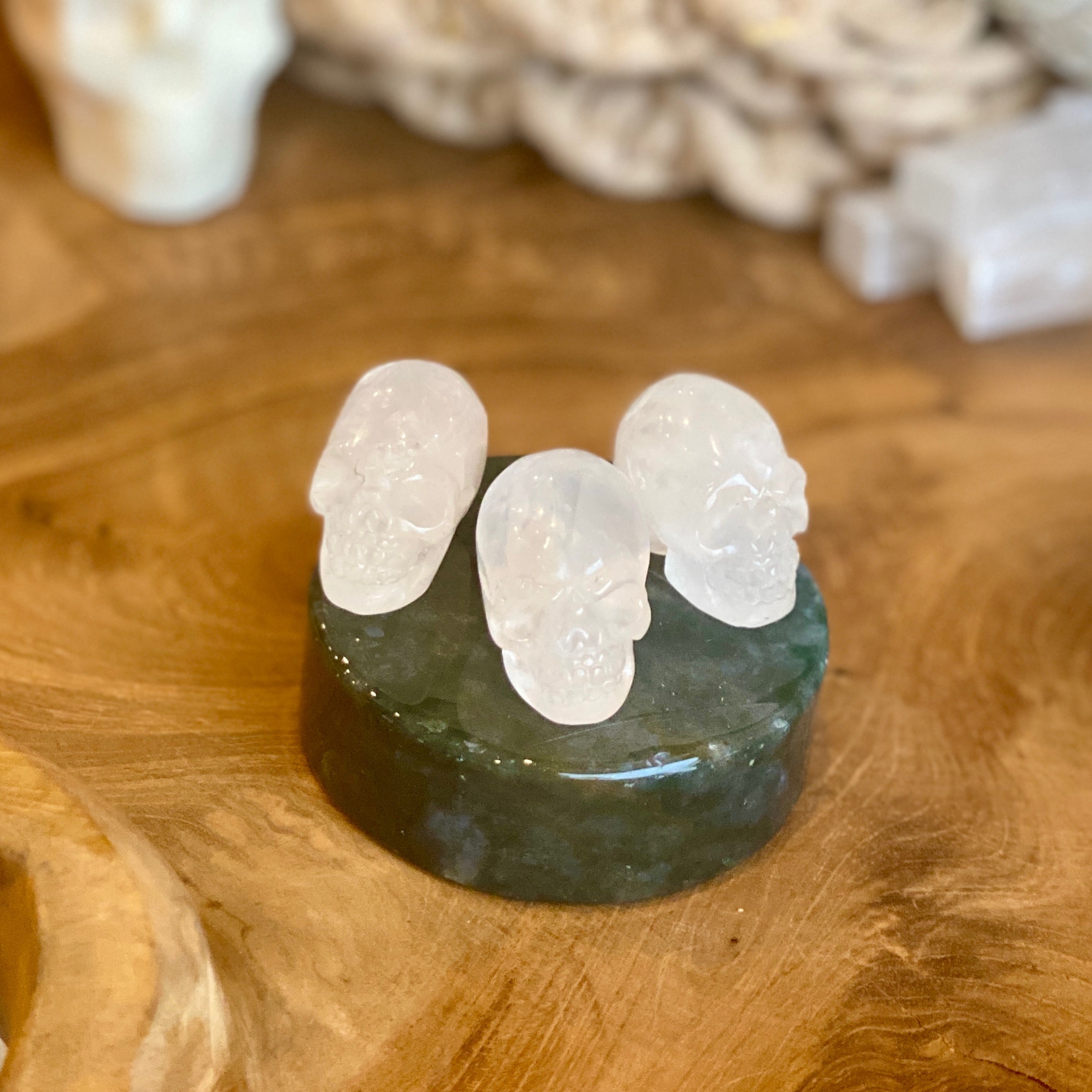 Clear Quartz Mini Skulls