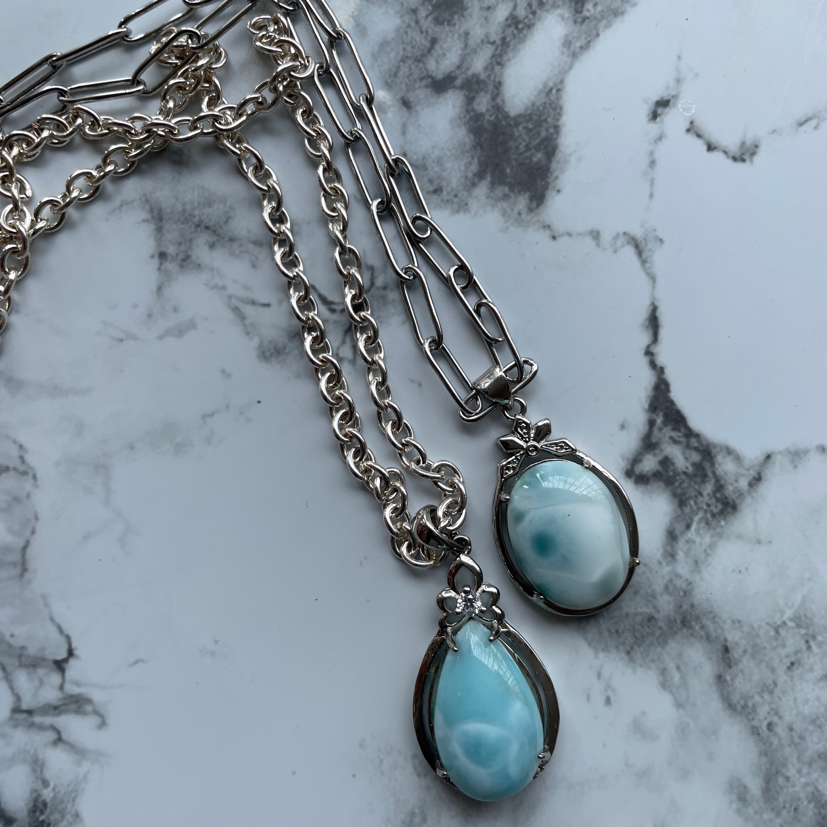Larimar Necklace